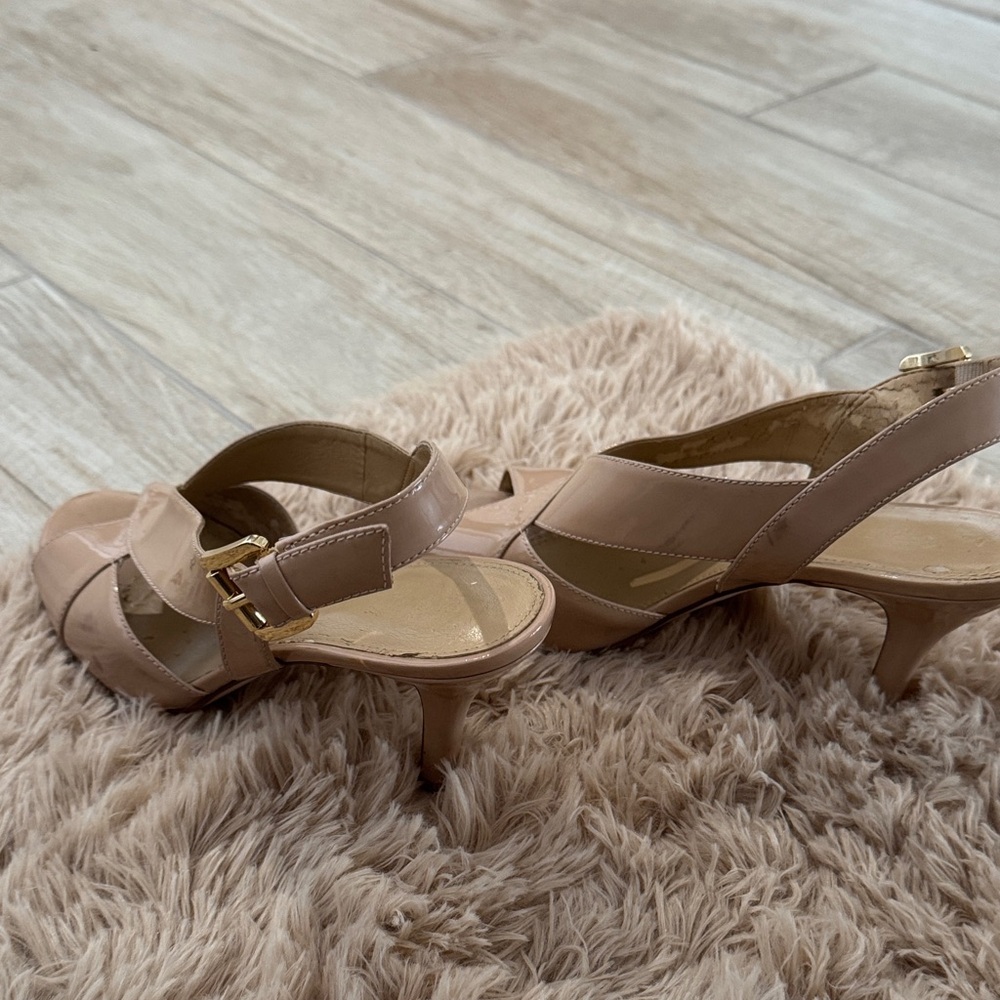Michael Kors Blush Strappy Heels